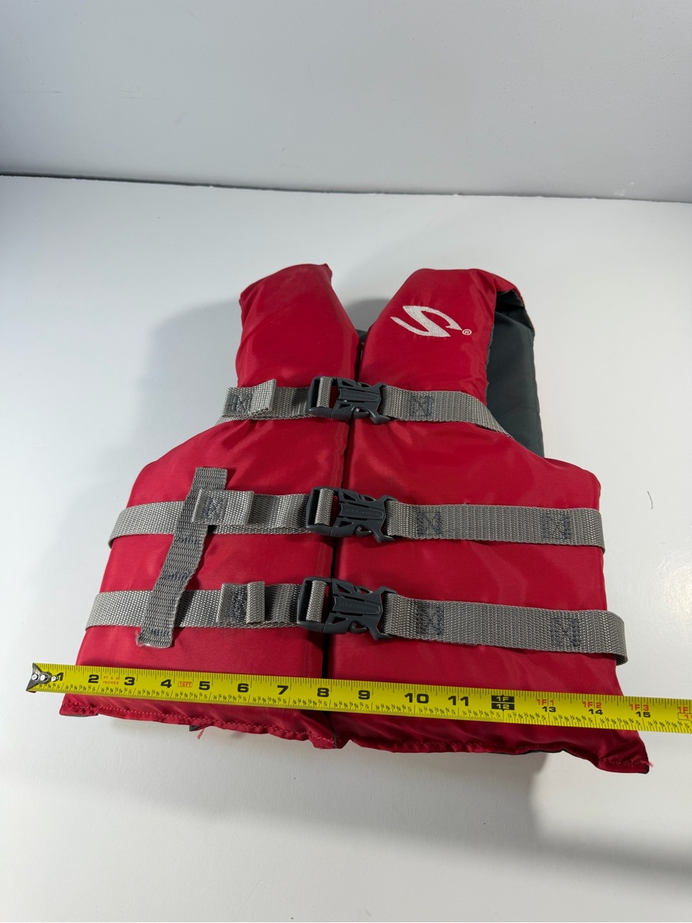 Stearns Youth Life Jacket Vest Type III PFD- 50-90lbs Red USCG Approved Ski